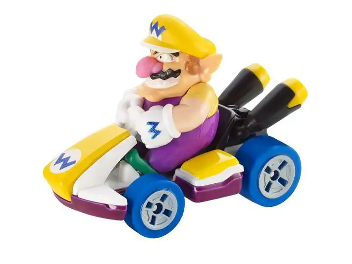 Hot Wheels Mario Kart Wario Diecast Car [Standard Kart Loose]