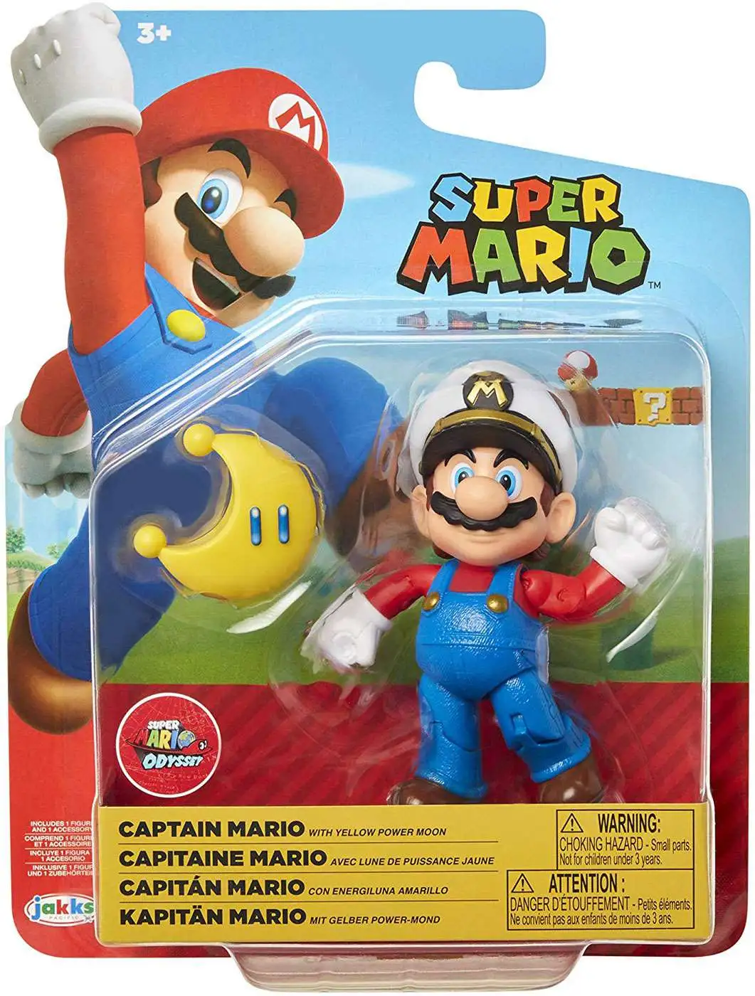 Figurine SUPER MARIO 4 Jouet de collection Mario Inch avec 1 Accessoire Up  Mushroom