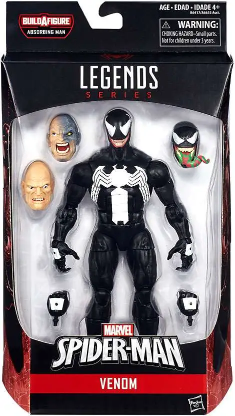 Marvel Legends Spider-Man Absorbing Man Series Venom 6 Action Figure Hasbro  - ToyWiz