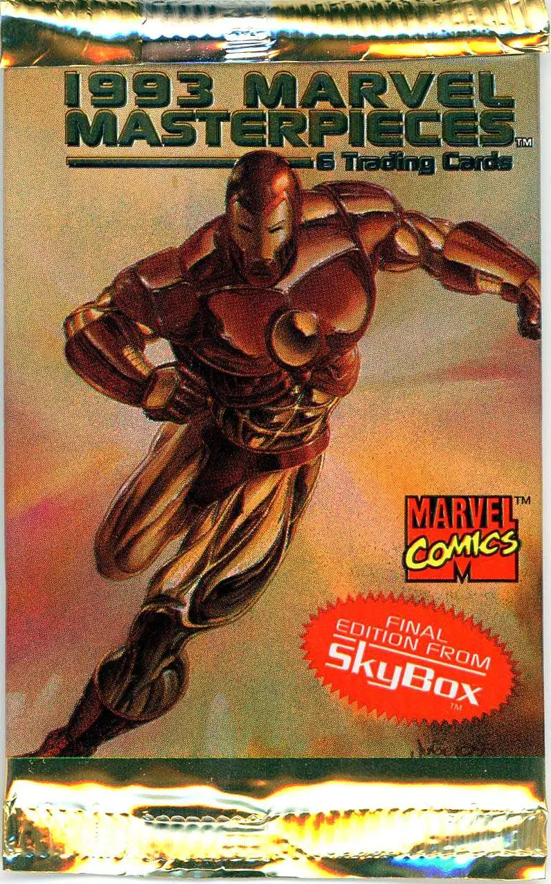 Marvel Comics 1993 Marvel Masterpieces Trading Card Pack 6 Cards Skybox -  ToyWiz