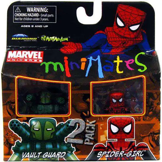 Marvel Minimates Shield Armor Spider Man and Power Man mm-30 