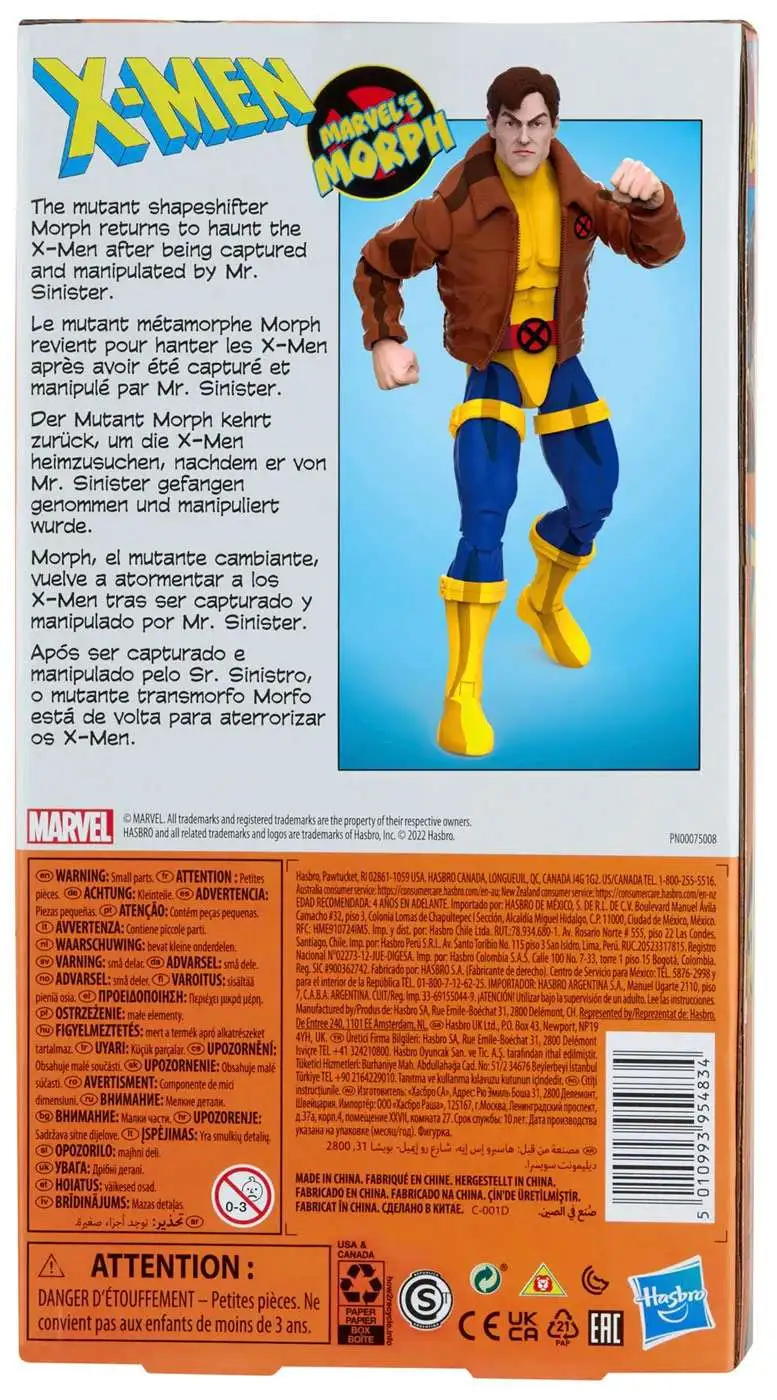 Marvel X-Men The Animated Series Marvel Legends Marvels Morph Exclusive 6  Action Figure Hasbro - ToyWiz