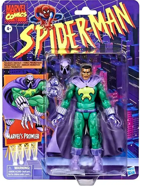 Animated Series Marvel Legends Prowler Exclusive Action Figure