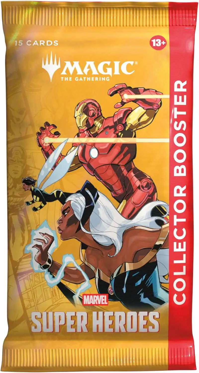 MtG Marvel Super Heroes COLLECTOR Booster Pack [15 Cards] (Pre-Order ships June)