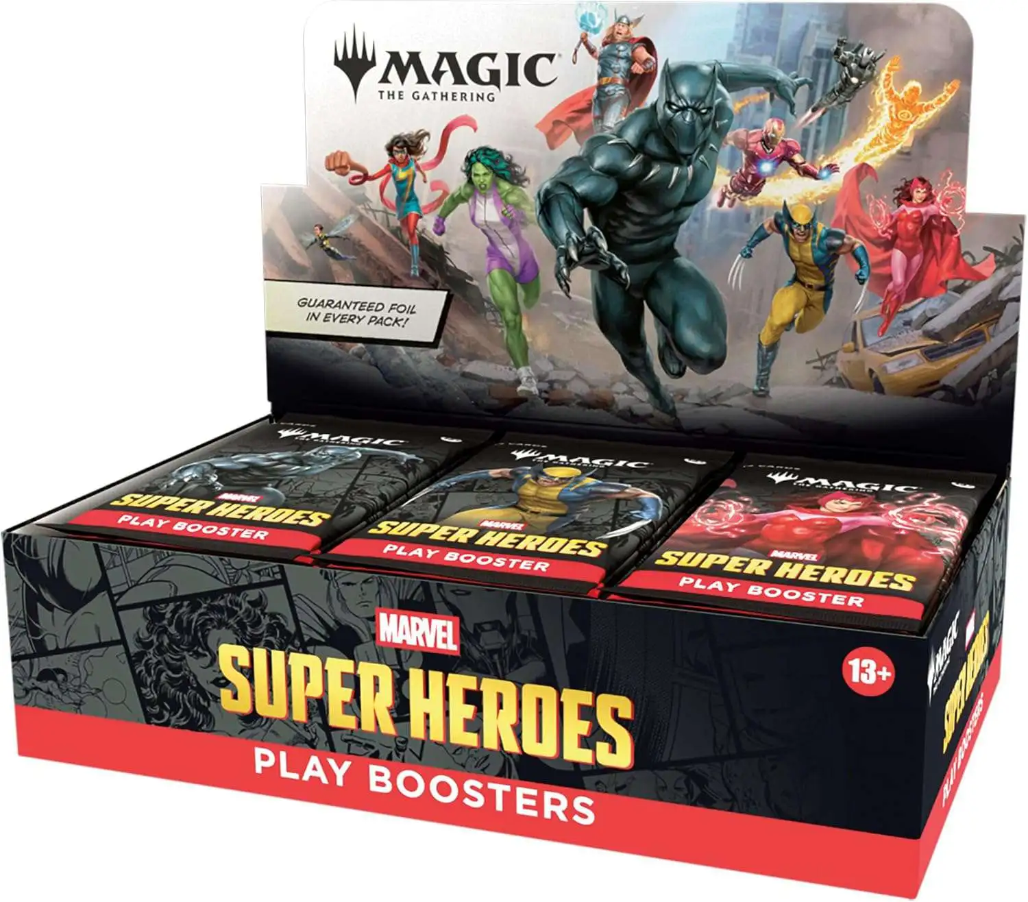 MtG Marvel Super Heroes PLAY Booster Box [30 Packs] (Pre-Order ships June)