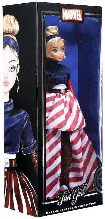 Marvel Fan Girl Madame Alexander Collection Captain America Doll - ToyWiz
