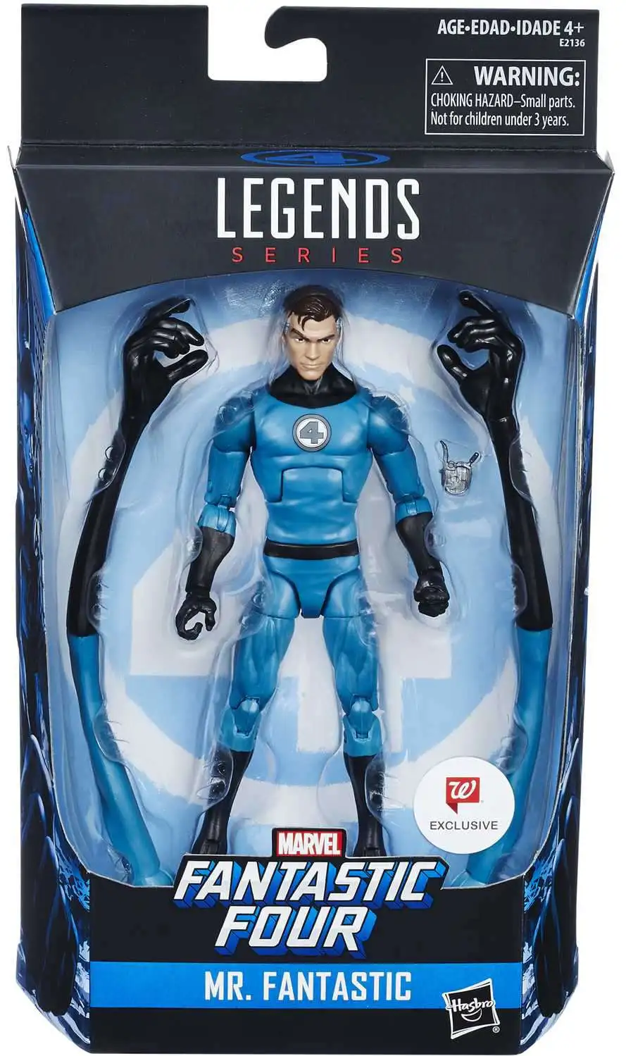 Fantastic Four Marvel Legends Vintage Series Mr. Fantastic Exclusive Action  Figure [Exclusive Version]