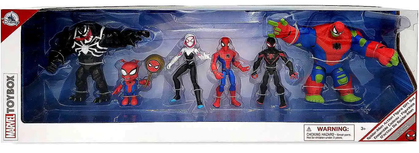 Disney Marvel Toybox Spider-Man, Spider-Ham, Ghost-Spider, Venom 