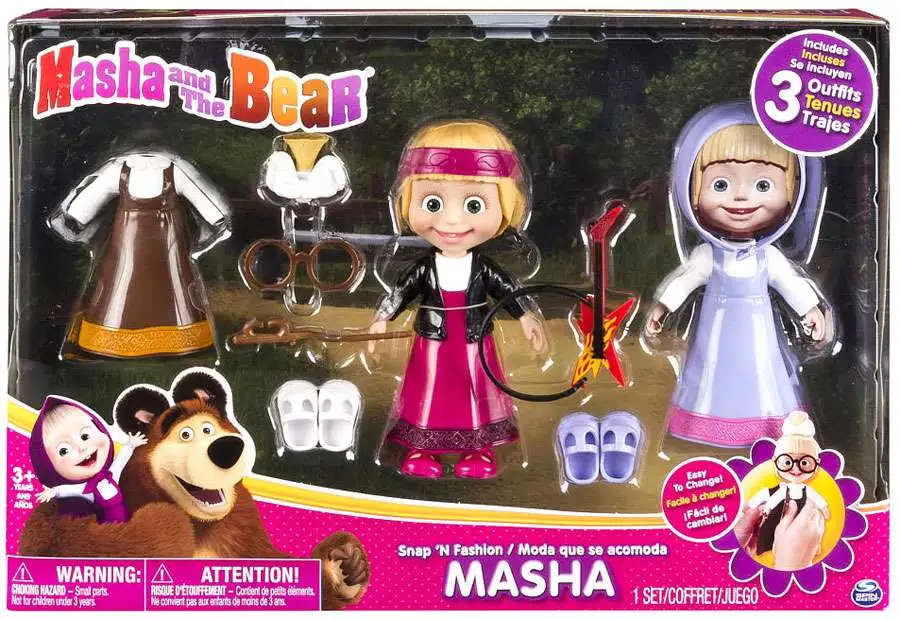Masha And The Bear Snap N Fashion Masha Exclusive Playset Style 2 Spin 