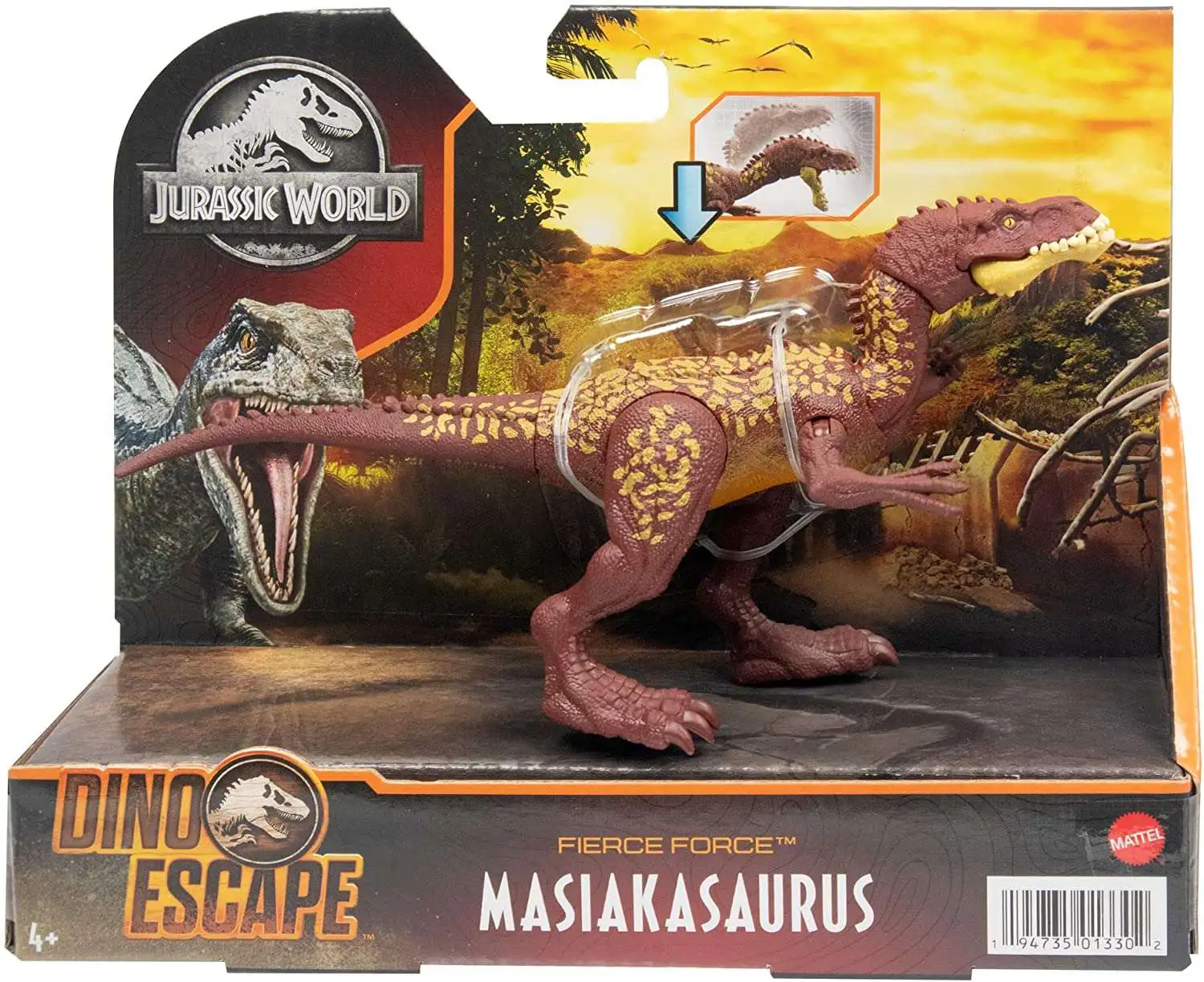 Jurassic World Dino Escape Fierce Force Masiakasaurus Action Figure [Brown]