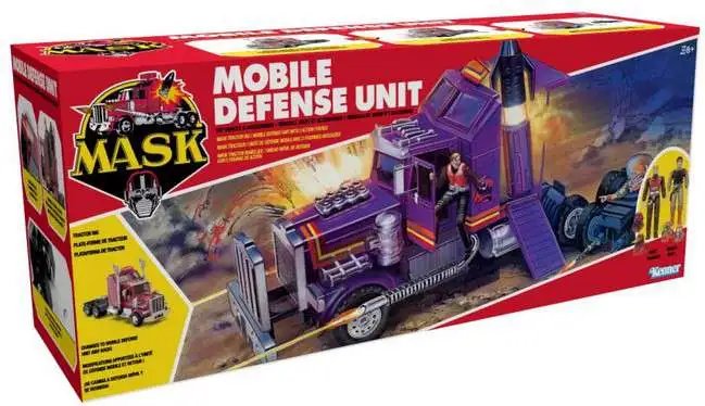 M.A.S.K. Mobile Defense Unit with Matt Tracker & Bruce Sato Transforming Vehicle & Action Figures