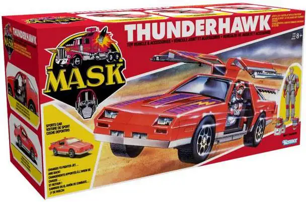 M.A.S.K. Thunderhawk with Matt Trakker Transforming Vehicle & Action Figure