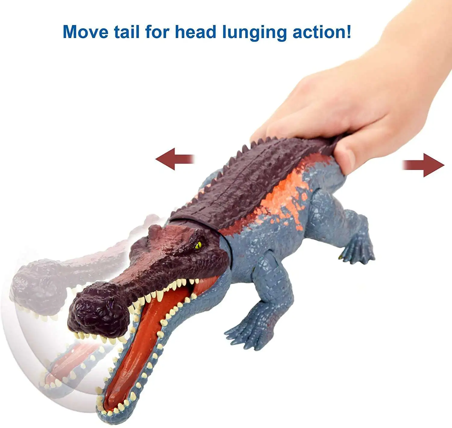 Jurassic World Toys GJP34 Sarcosuchus Primal Attack Dino Rivals Fallen Kingdom Mattel for sale online 