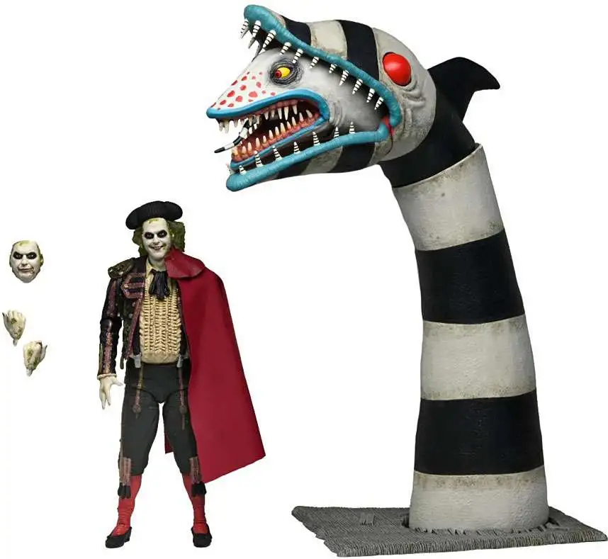 NECA Beetlejuice 2 "Matador" Beetlejuice & Sandworm Action Figure 2-Pack [Ultimate Version] (Pre-Order ships January)