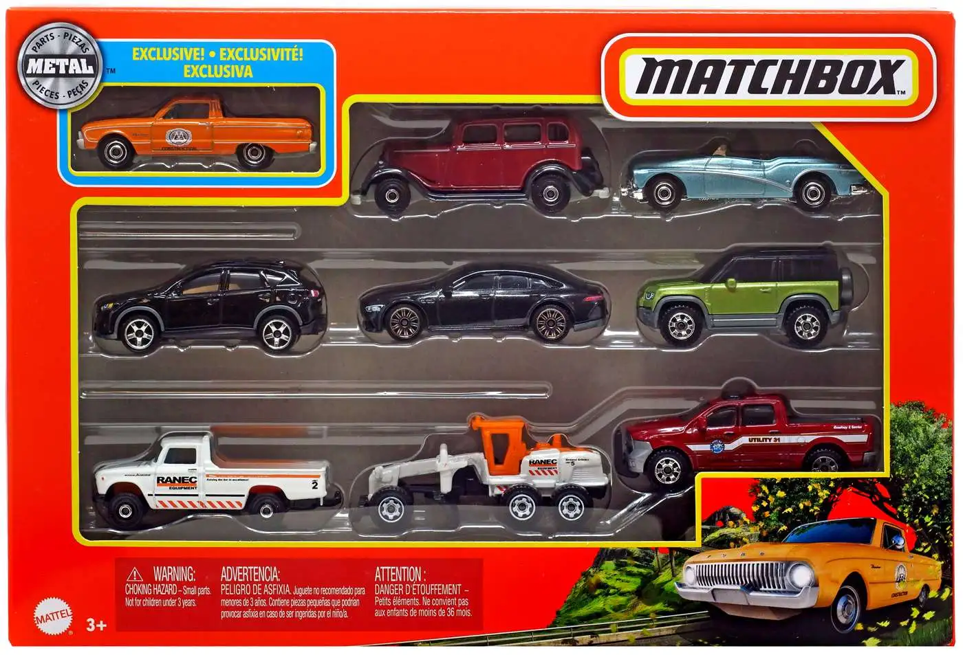 Matchbox Matchbox Diecast Car 9-Pack Version 1 Mattel - ToyWiz