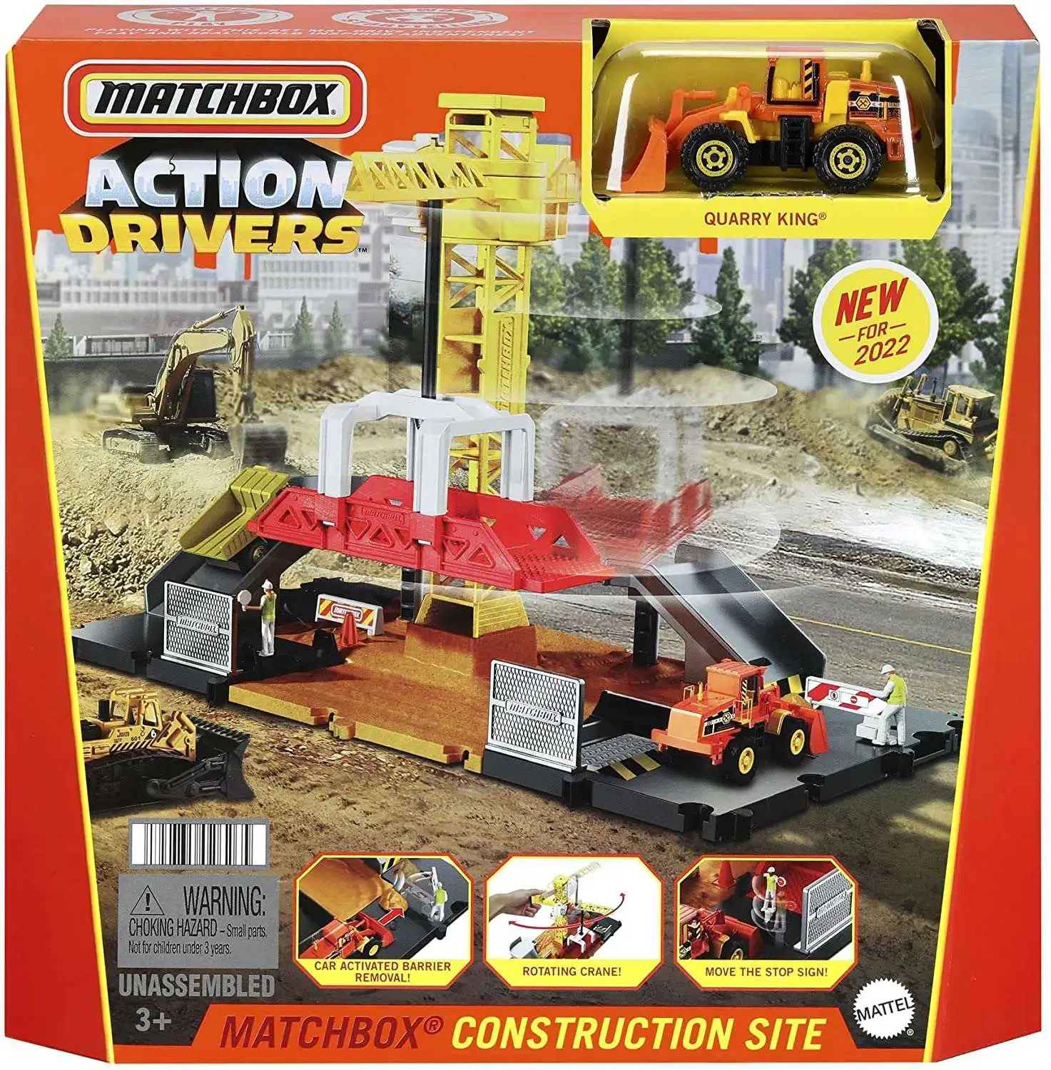 Matchbox Action Drivers Construction Site Playset