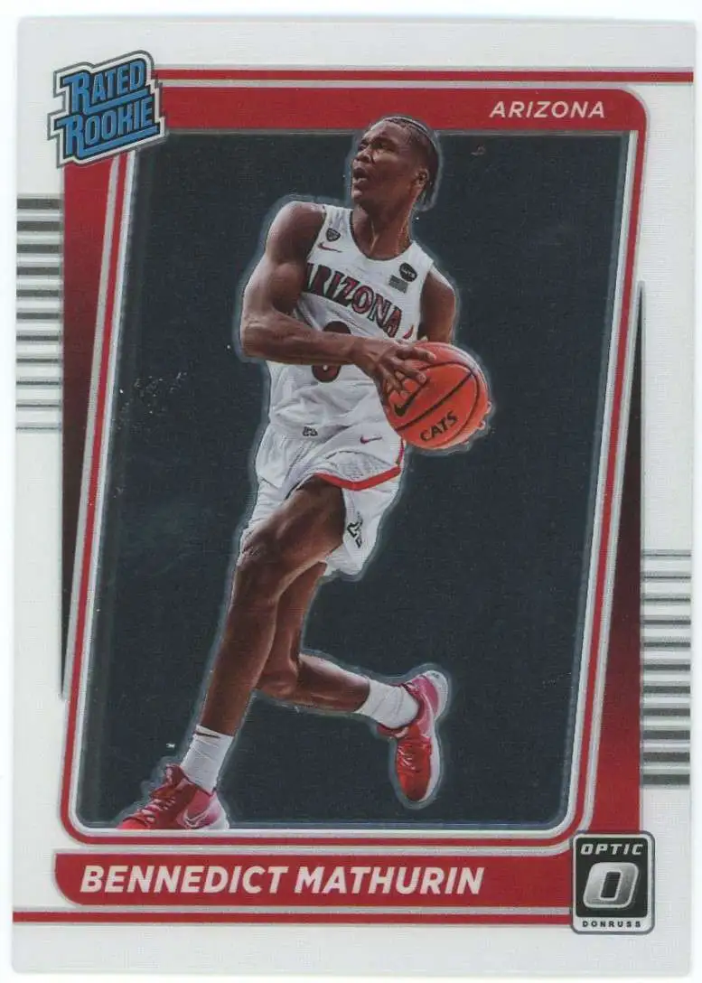 NBA 2022 Panini Chronicles Donruss Optic Draft Picks Bennedict Mathurin #3 [Rated Rookie]