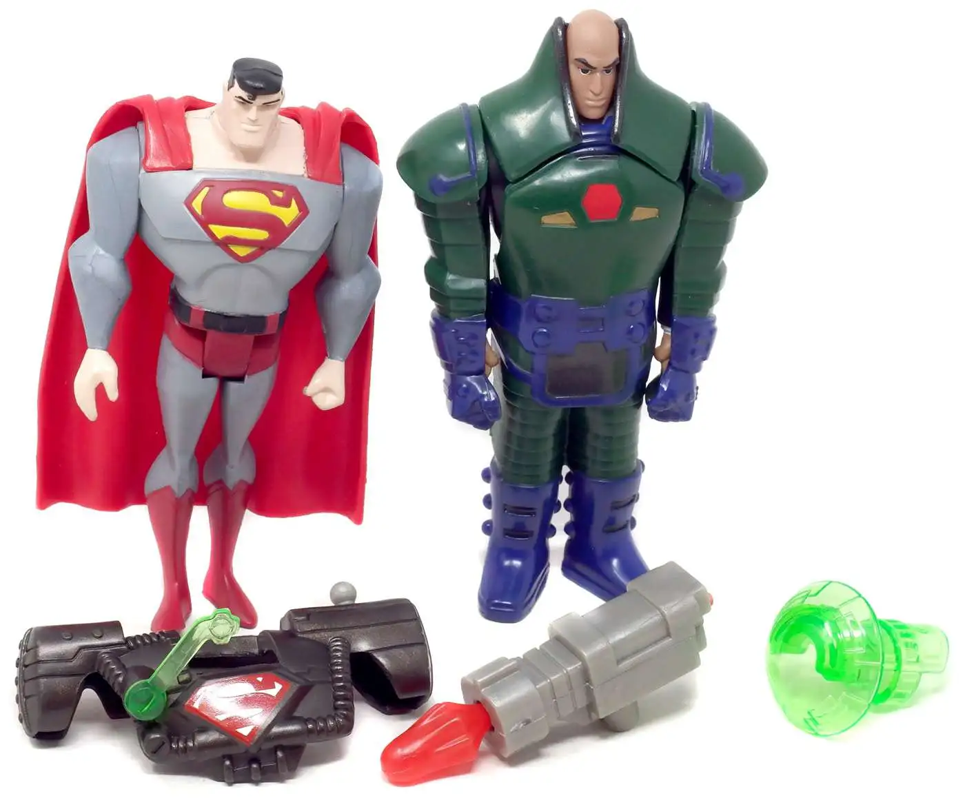 DC Justice League Superman vs Assaut Armor Lex Luthor Action Figure 2-Pack [Loose]