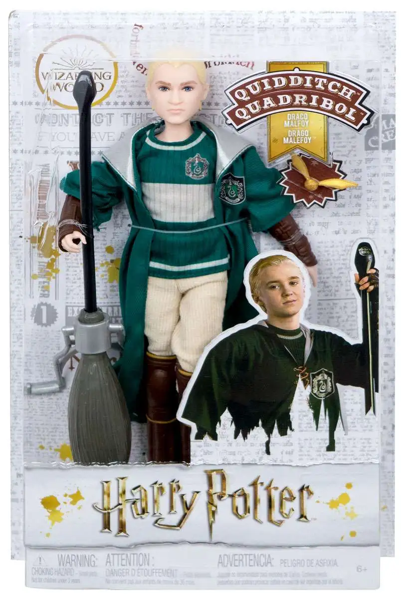 Harry Potter Wizarding World Draco Malfoy 11-Inch Doll Quidditch 