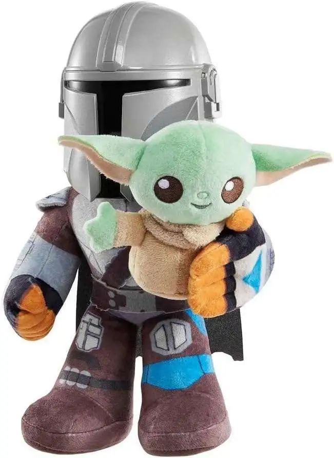 Star Wars Clan of Two The Mandolorian with Baby Yoda 11-Inch Plush Set