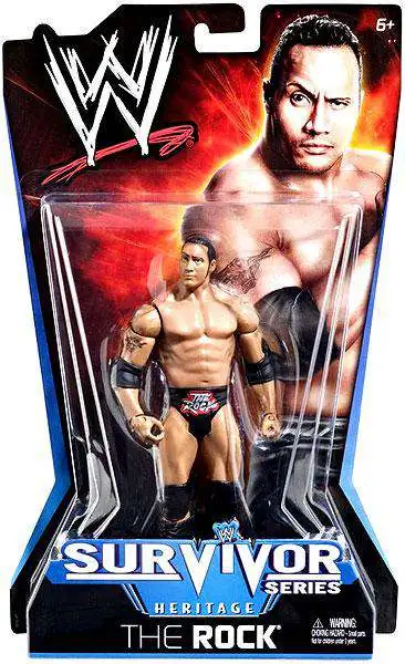 WWE Wrestling Pay Per View Series 11 Survivor Series Heritage The Rock  Action Figure Mattel Toys - ToyWiz