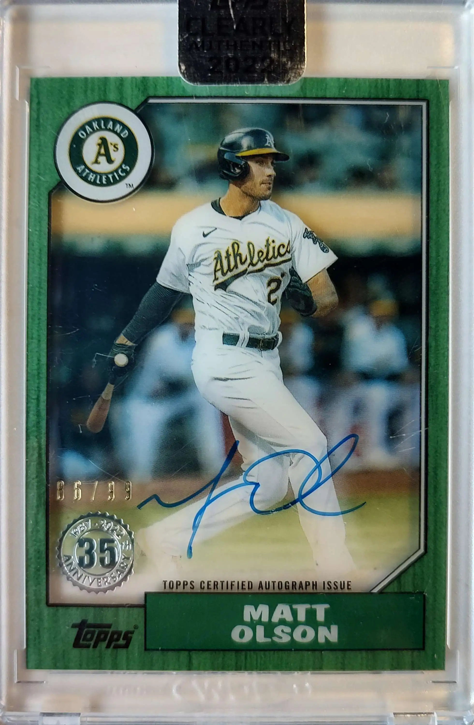 topps clearly 2022 Matt Olson - その他