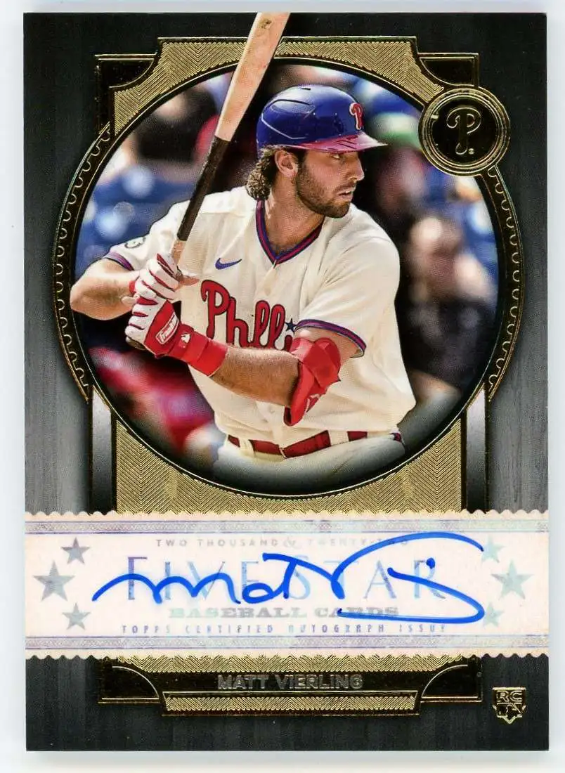 MLB Topps 2022 Five Star Baseball Matt Vierling FSA-MV [Rookie Auto]