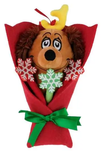 Dr. Seuss How the Grinch Stole Christmas Max 10-Inch Plush Bouquet Single Pack