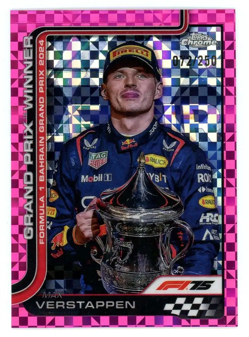 F1 2025 Topps Chrome Formula 1 Single Card 072250 Pink