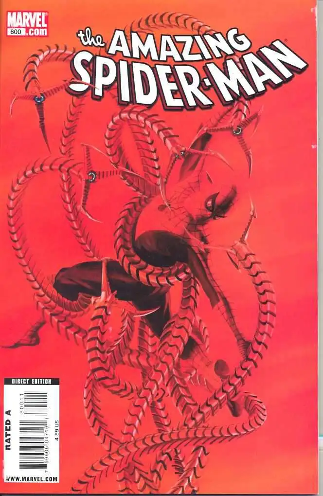 Marvel The Amazing Spider-Man, Vol. 2 Comic Book 600 Alex Ross Cover Marvel  Comics - ToyWiz