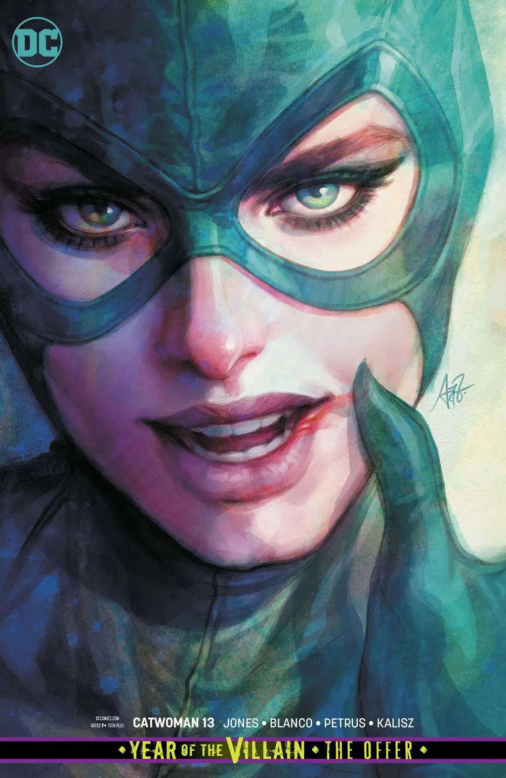 CATWOMAN #15 STANLEY LAU CARD STOCK VARIANT EDITION COVER YOTV DC 2019 
