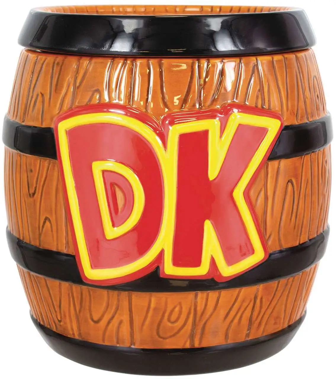 Super Mario Donkey Kong Barrel 8-Inch Cookie Jar