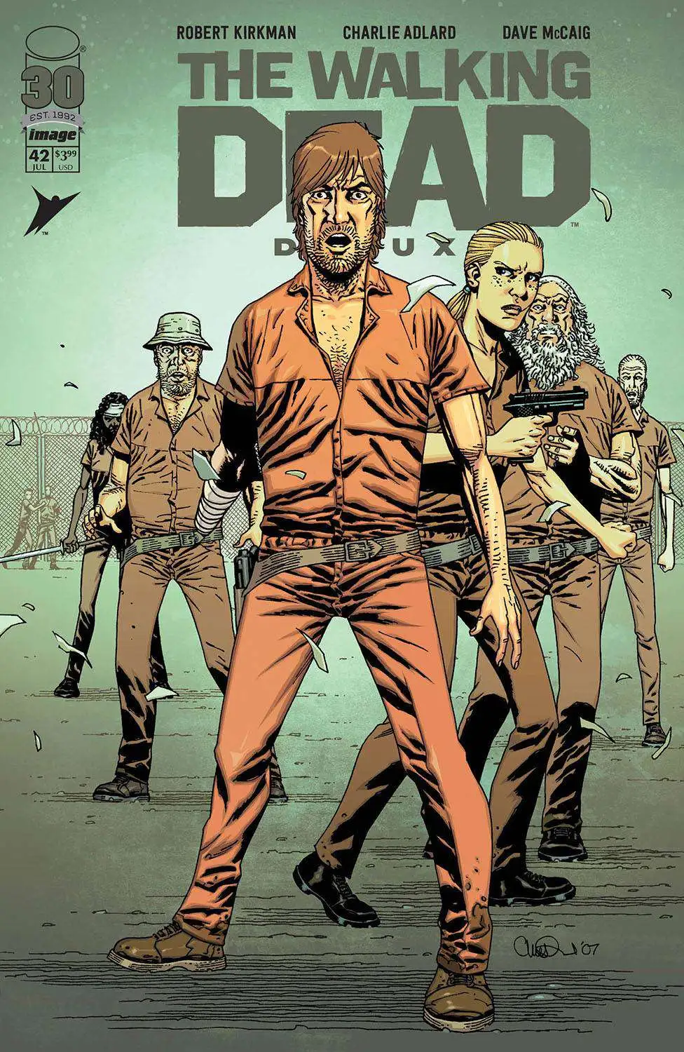 affald Arkitektur glide Image Comics The Walking Dead Deluxe Comic Book 42 Cover B - ToyWiz