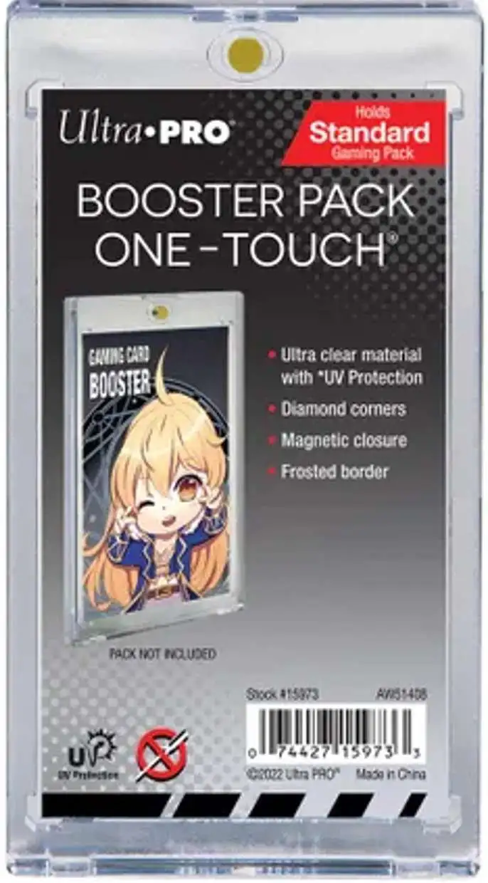 Ultra Pro Card Supplies UV Protection One-Touch Card Holder [Booster Pack Protector]