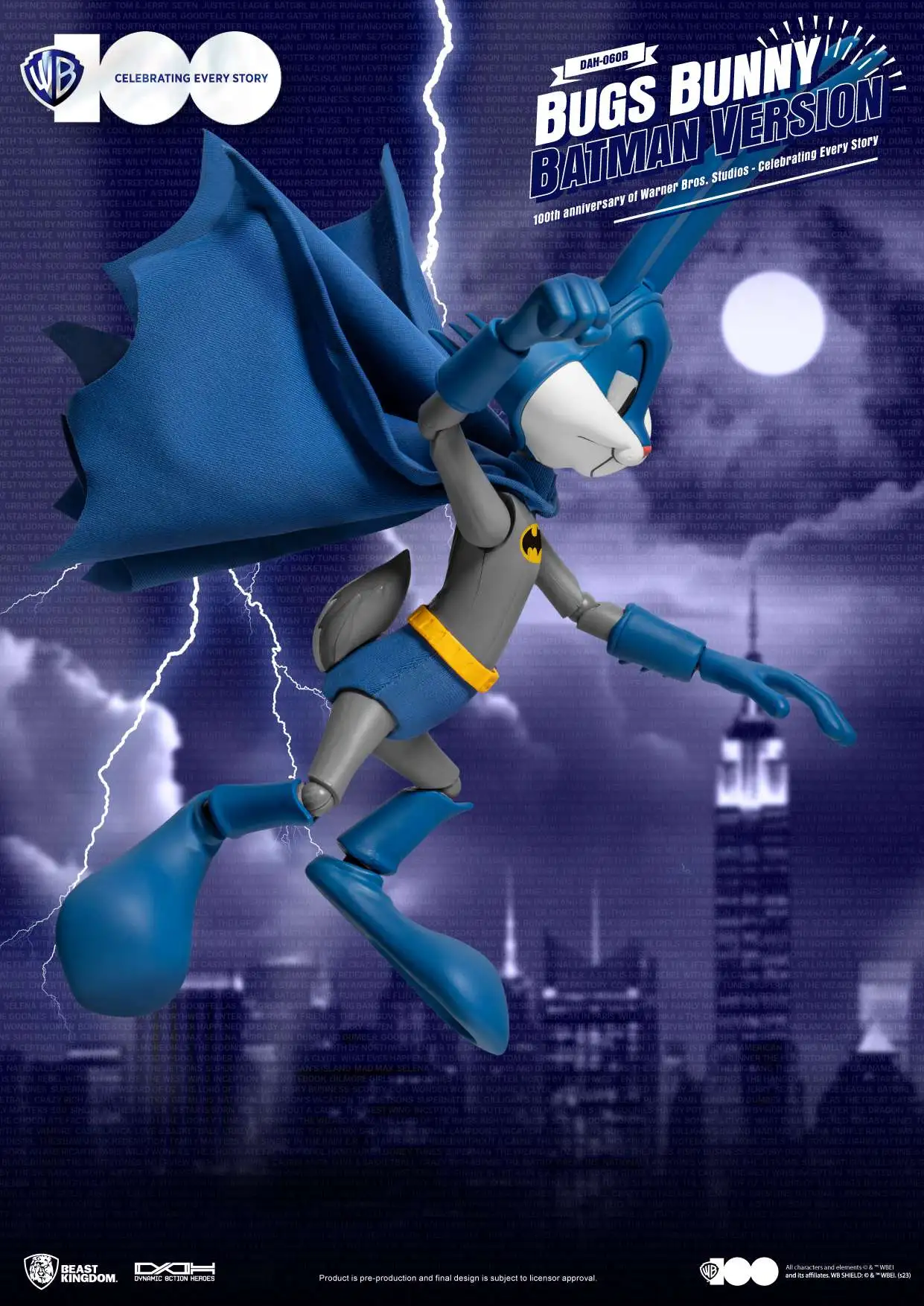 DC Looney Tunes Dynamic 8-ction Heroes Bugs Bunny as Batman DC Looney Tunes Dynamic 8-ction Heroes Bugs Bunny as Batman