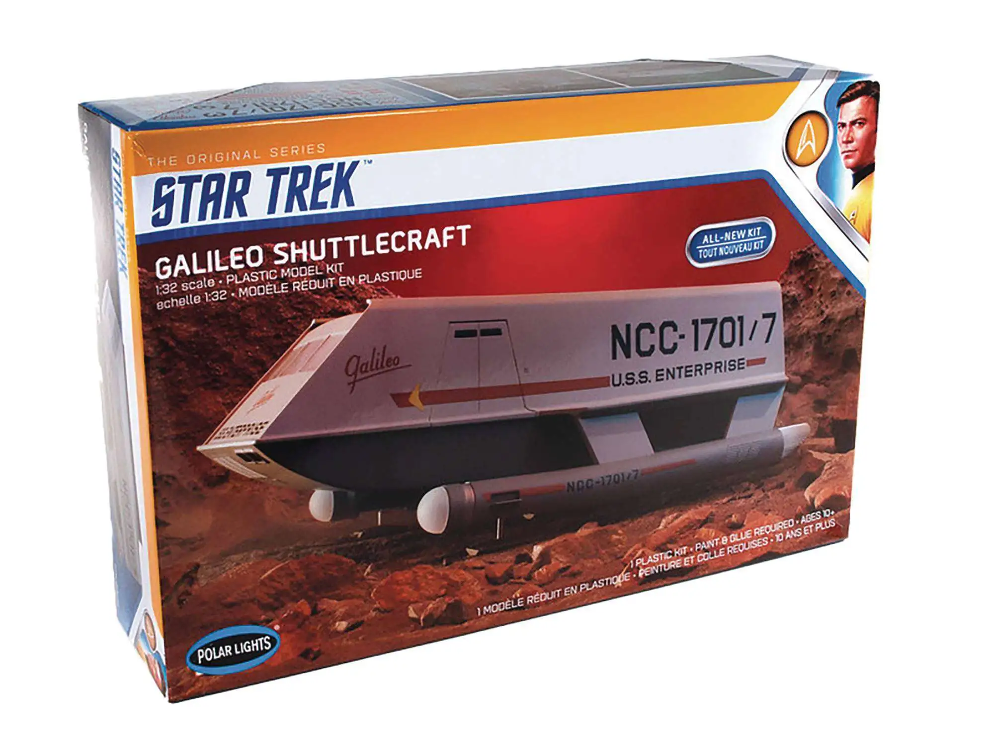 Star Trek The Original Series Galileo Shuttlecraft Model Kit