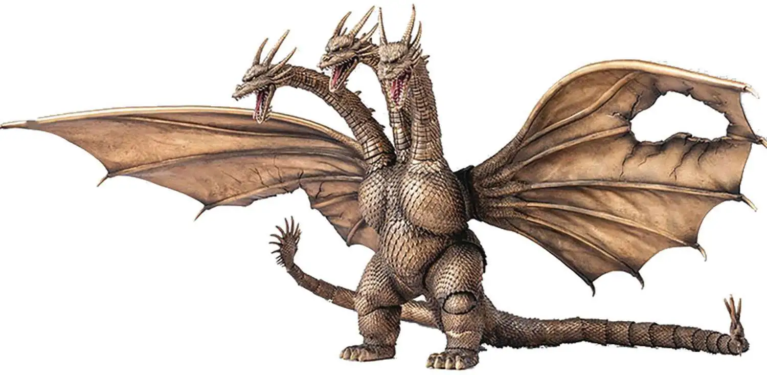 Godzilla King of the Monsters Exquisite Basic Series King Ghidorah Action Figure [Battle-Damaged Version] (Pre-Order ships April)