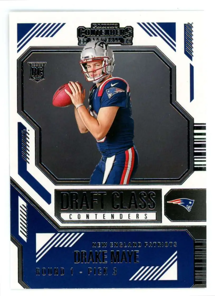 NFL 2024 Panini Contenders Football Draft Class Contenders Drake Maye #3 [Rookie]