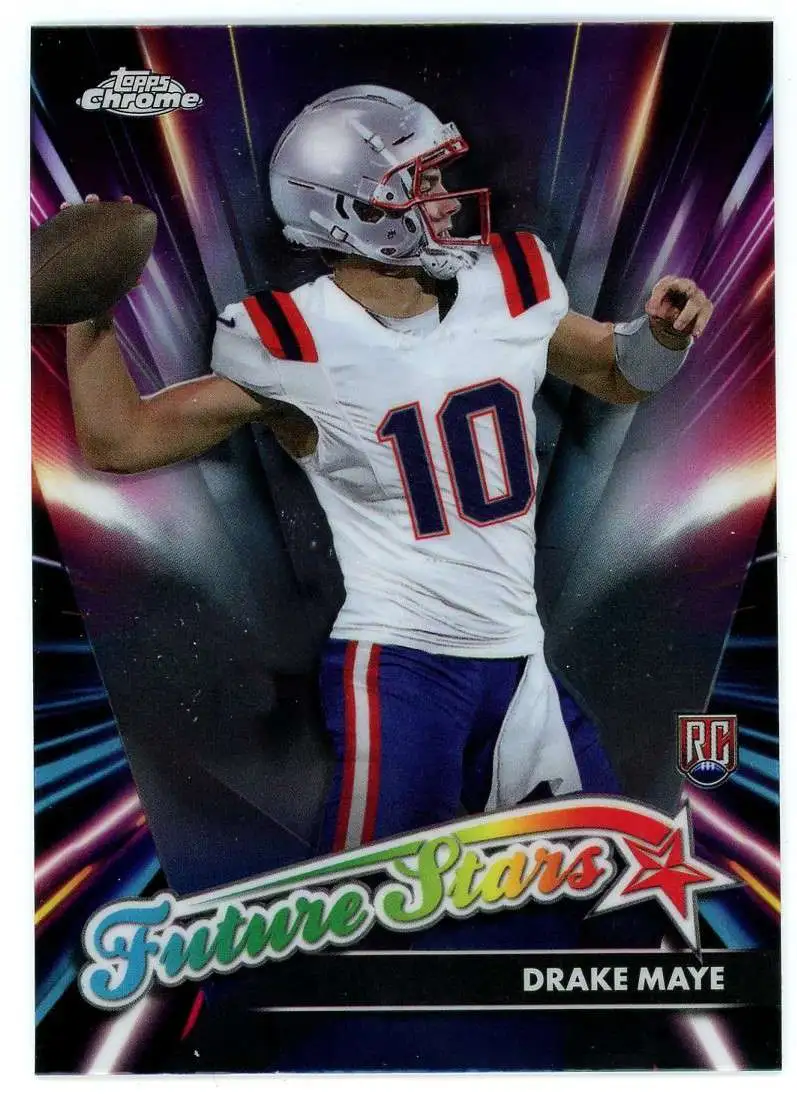 NFL 2024 Topps Chrome Football Future Stars Drake Maye FS-3 [Rookie]