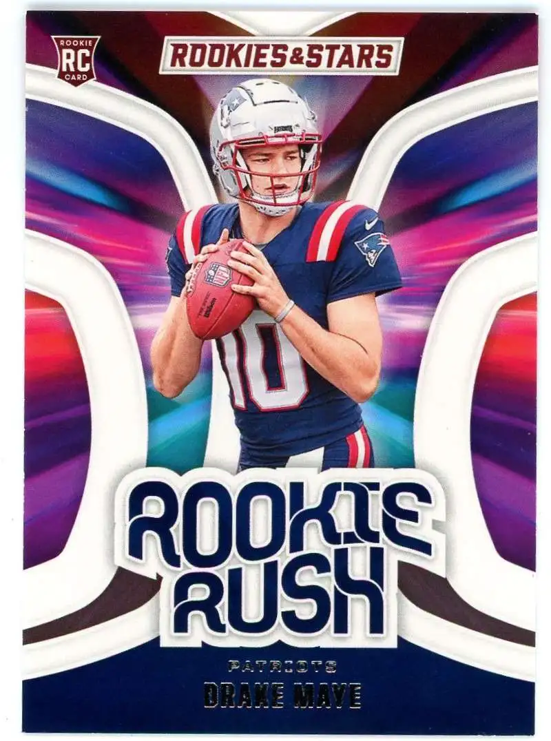 NFL 2024 Panini Rookies & Stars Football Rookie Rush Drake Maye RR-DME [Rookie]