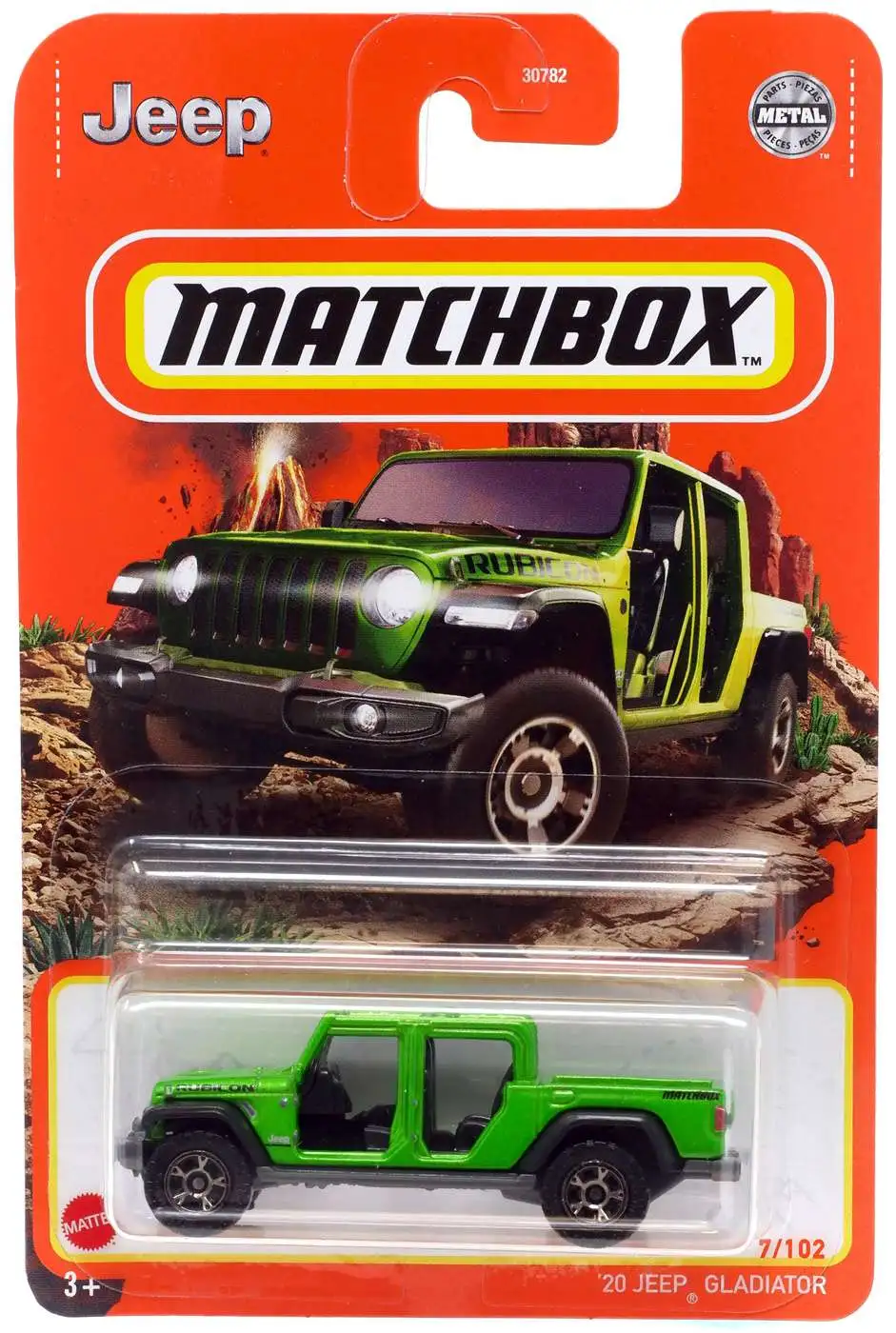 Matchbox 20 Jeep Gladiator Diecast Car 7100 Mattel - ToyWiz