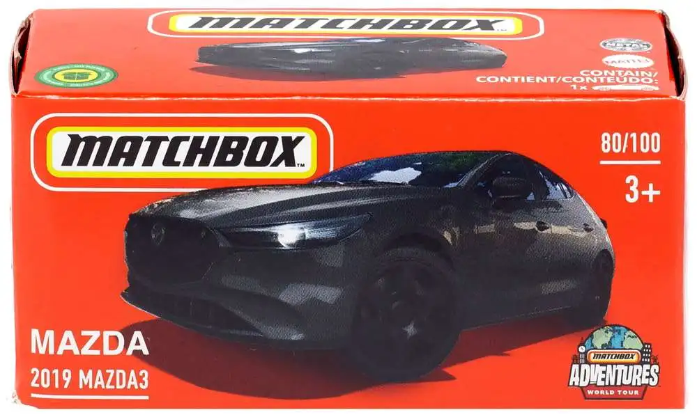 Matchbox Power Grabs Mazda 2019 Mazda3 Diecast Car
