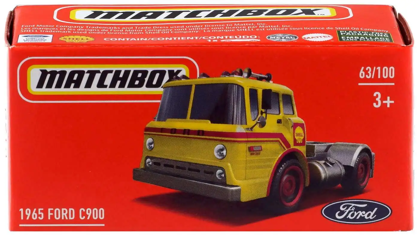 Matchbox Power Grabs 1965 Ford C900 Diecast Car #63/100