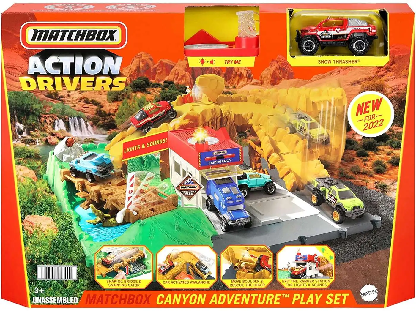 Matchbox Action Drivers Fuel Station Playset Multicolor