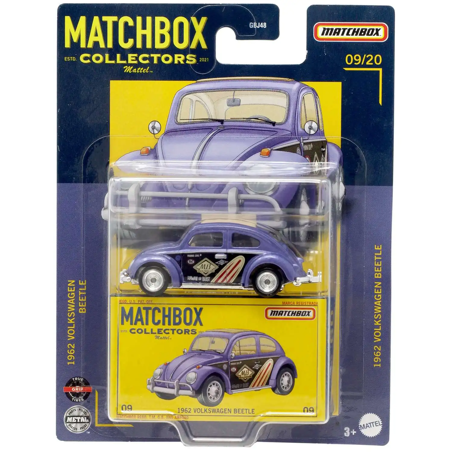 Matchbox Collectors 1962 Volkswagen Beetle Diecast Vehicle