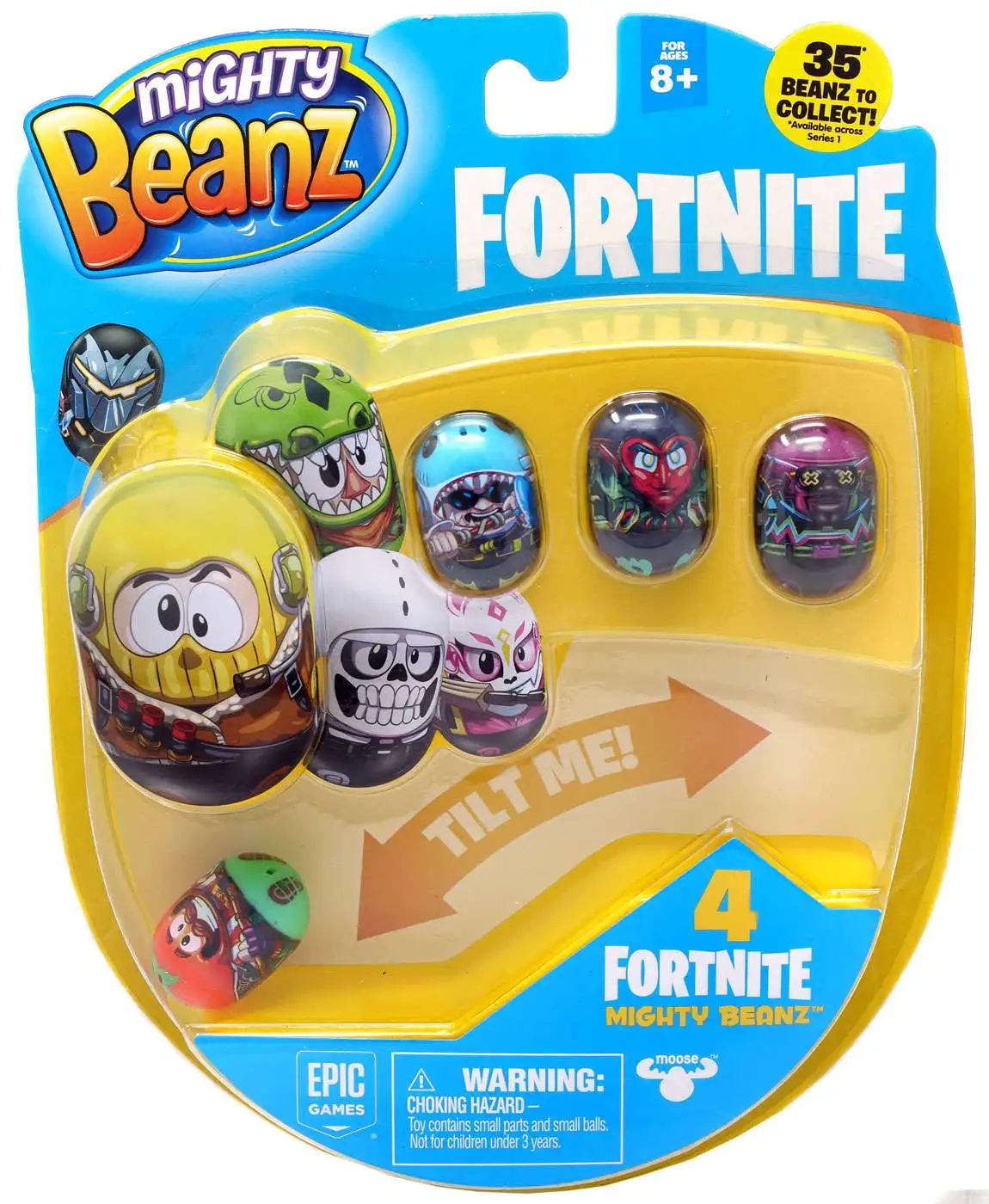 Mighty Beanz Fortnite Tomatohead 4-Pack Moose Toys - ToyWiz