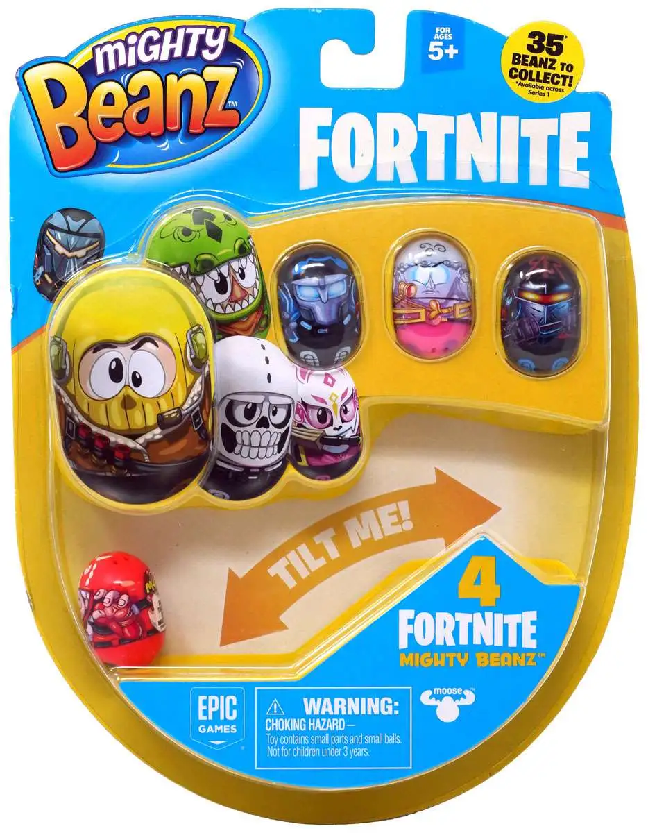 Mighty Beanz Fortnite Tricera Ops 4-Pack