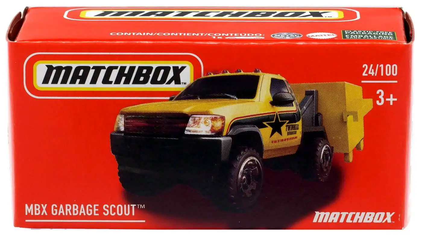 Details about   2020 MATCHBOX MBX CITY GARBAGE SCOUT 1:64 Scale NEW MODEL 10/100 