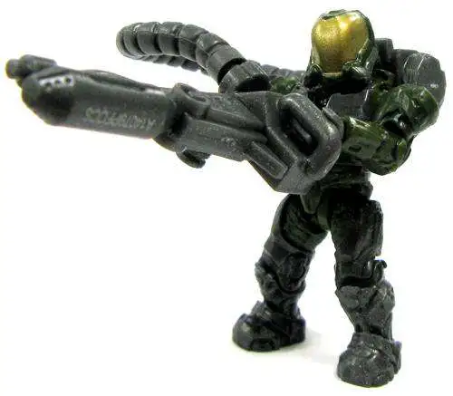 Mega Bloks Halo Flame Marine (V1) 2-Inch Minifigure [Green Loose]
