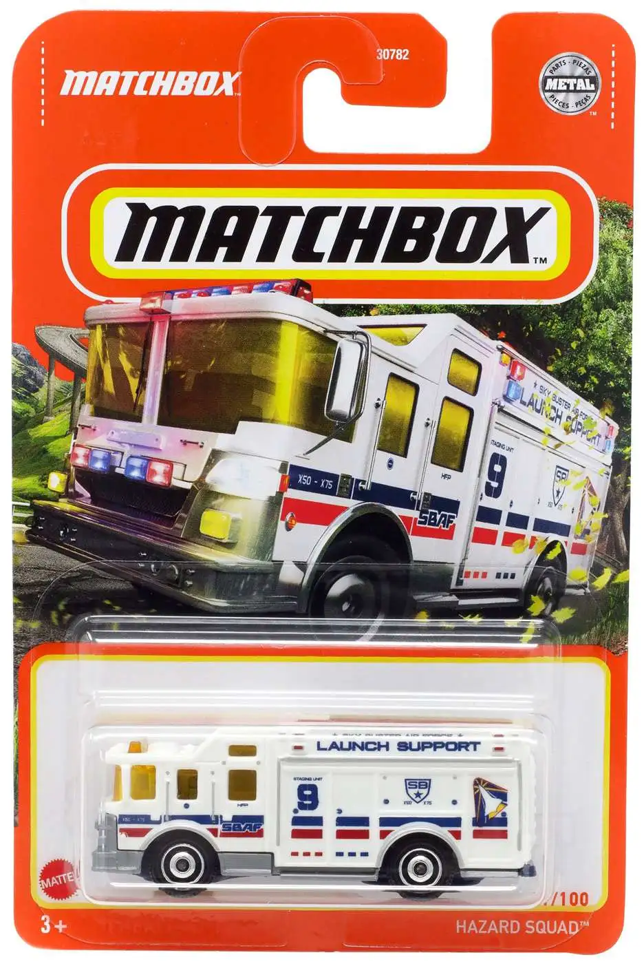 Matchbox Hazard Squad Diecast Car #91/100